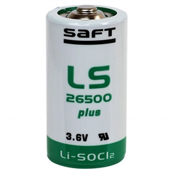 LS26500 C size Saft High Capacity Lithium 3.6V