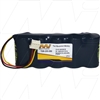 Battery pack suitable for GE Panametrics TransPort PT878 Flowmeter