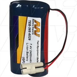 Battery pack suitable for L&W Felt Permeability Meter