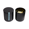 Blu Eucalyptus 2 wick candle in black vessel w/lid 10oz. ctn. 6