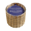 Beach Wood 2 wick handwoven candle 12oz. ctn. 6