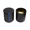 Beach Wood 2 Wick Candle In Black Glass W/Lid 10oz. Ctn. 6