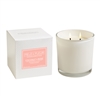 Coconut Rose' 2 Wick Candle In White Glass 12oz. Ctn. 6