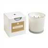 Cashmere 2 Wick candle in white glass W/box 12oz. Ctn. 6