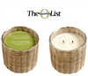 Cut Grass Handwoven Candle 2 Wick 12oz. Ctn. 6