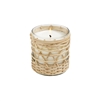 Citrus bamboo wrapped candle 7oz. Ctn.6
