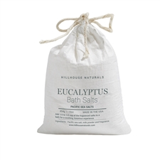 Eucalyptus Bath Salts In Drawstring Bag 16oz. Ctn 6