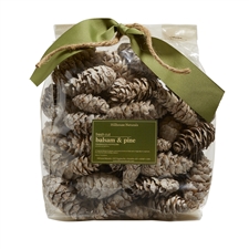 Fresh Cut Balsam & Pine potpourri in white cones 14oz. ctn. 8