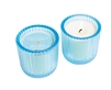 Sea Salt 1 wick candle in colored glass 8oz. ctn. 6