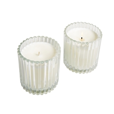 Fresh Linen 1 wick candle in deco glass 7oz. ctn.6