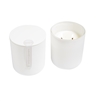 Fresh Linen 2 wick candle in white vessel w/lid 10oz. ctn. 6