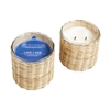 Lake Side 2 Wick Handwoven Candle 12oz  Ctn: 6