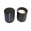 Lake Side 2 Wick Candle In Black Vessel W/Lid 10oz Ctn.6