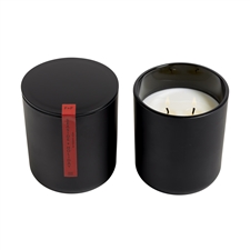 Seaside Holiday 2 Wick Candle In Black Vessel W/Lid 10oz. Ctn. 6