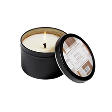 Spiced Vanille Candle In Black Tin 5oz Ctn. 6