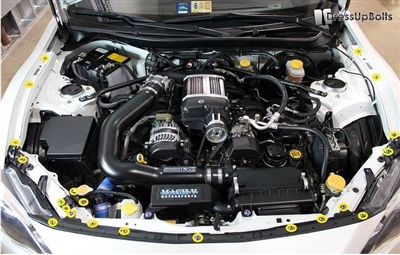 Scion FR-S (Partial) Engine Bay Dress Up Bolt Kit