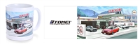 TOMEI MUG WHITE B120/910/C210 GAS STATION