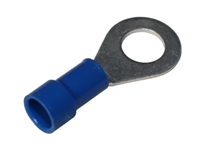 16-14 1/4" Vinyl Ring Terminals