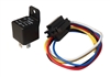 Automotive Relay Socket & Pigtail 30 AMP 12" (Plastic)