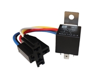 Automotive Relay Socket & Pigtail 30 AMP 6" (Metal)