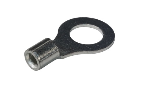 12-10 GA 5/16" BARE Ring Terminal - Non-Insulated