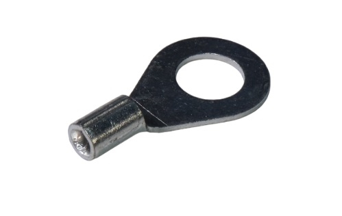 16-14 GA 1/4" BARE Ring Terminal - Non-Insulated