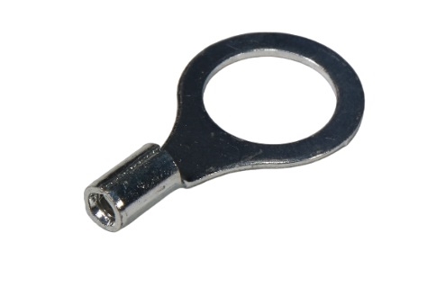 16-14 GA 3/8" BARE Ring Terminal - Non-Insulated