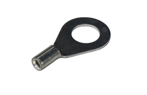 22-18 GA 1/4" BARE Ring Terminal - Non-Insulated