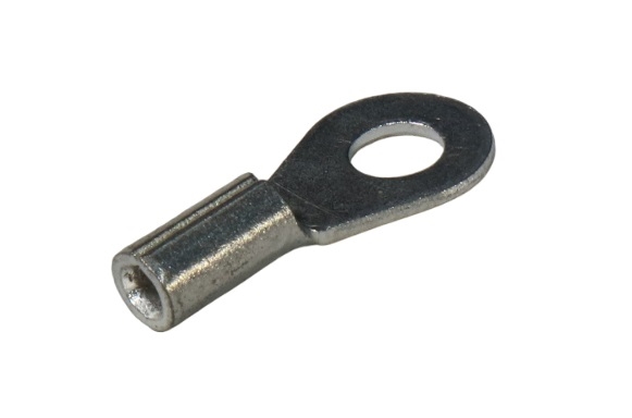 22-18 GA #6 BARE Ring Terminal - Non-Insulated