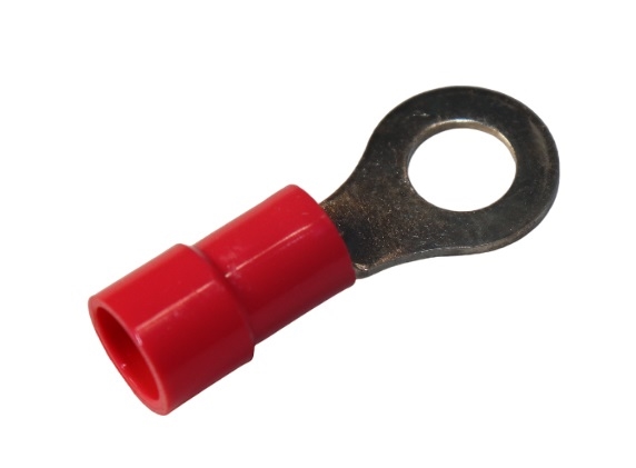 8 GA 5/16" Vinyl Ring Terminal