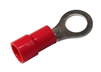 8 GA 3/8" Vinyl Ring Terminal