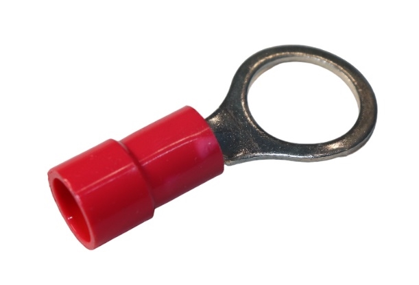 8 GA 1/2" Vinyl Ring Terminal