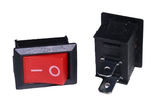 Mini Rocker Red On/Off