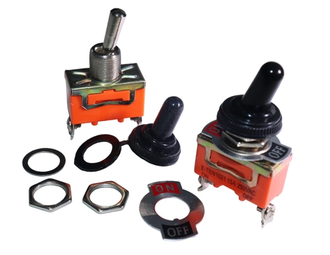 Toggle Switch On-Off (with cover)