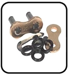Ryan Aerator Parts # 522122 Chain Master Link With O Ring