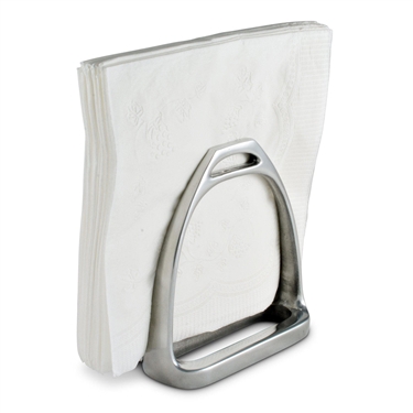 Arthur Court Equestrian Stirrup Napkin Holder