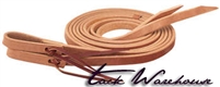 Single-Ply Heavy Harness Split Reins, 1" x 8'