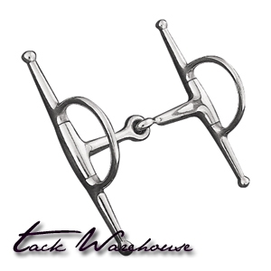 Western  Full Cheek Snaffle Bit, 4-1/2" Eggbutt Mouth