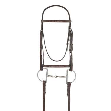 Camelot; Raised Fancy Stitch Snaffle Bridle