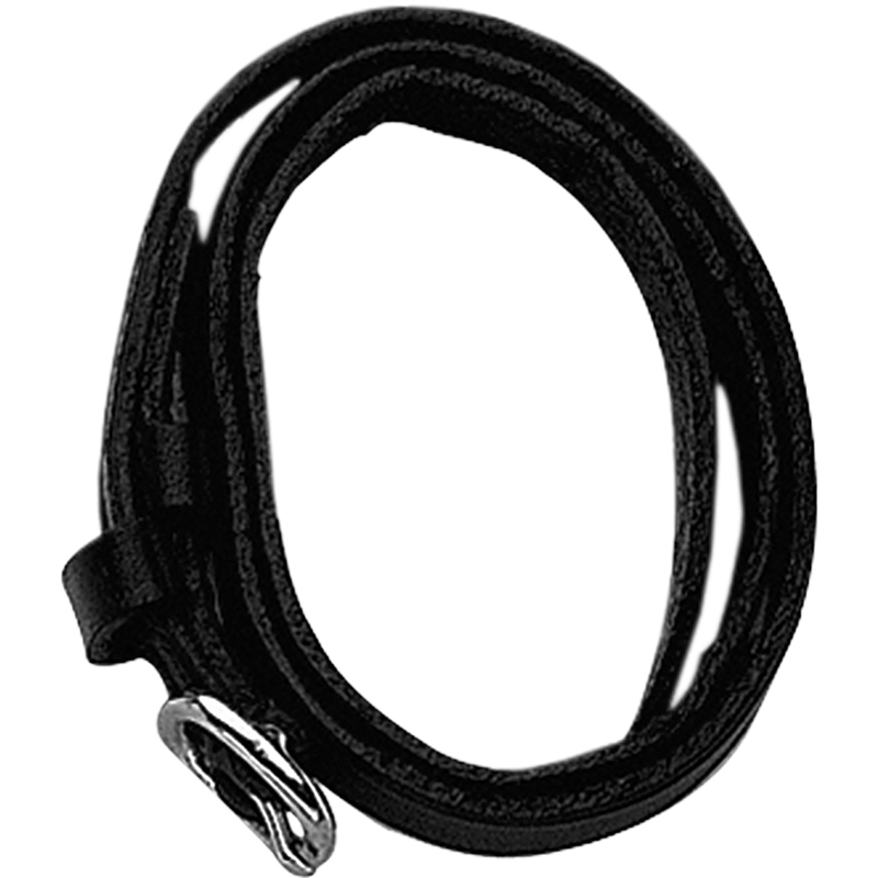 KK leather curb strap 59 cm black Herm Sprenger