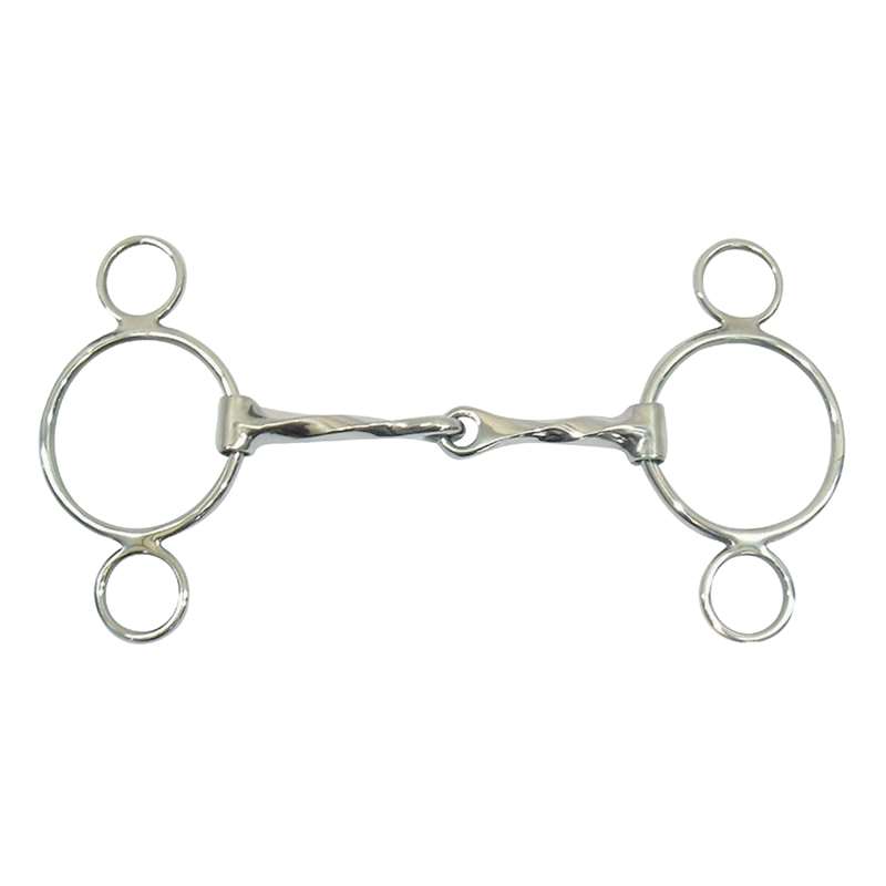 Metalab&reg; Magic Twisted Mouth 2-Ring Gag Bit