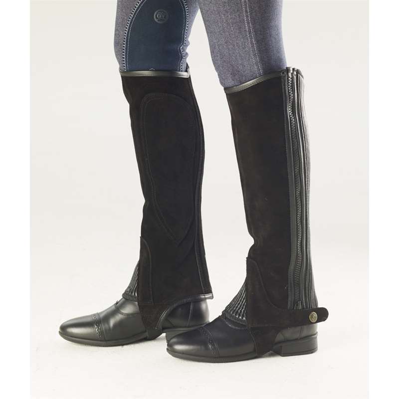 Ovation Ribbed Suede Half Chap - Ladies'