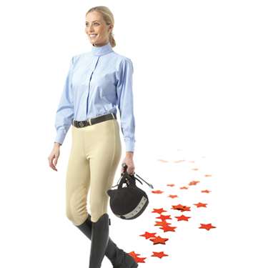 EquiStar Pull-On Knee Patch Breeches - Ladies'