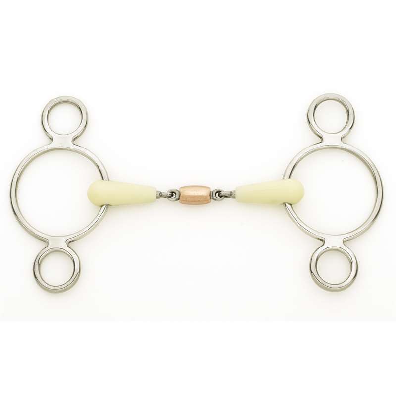 Happy Mouth Copper Roller Mouth 2-Ring Pessoa Gag