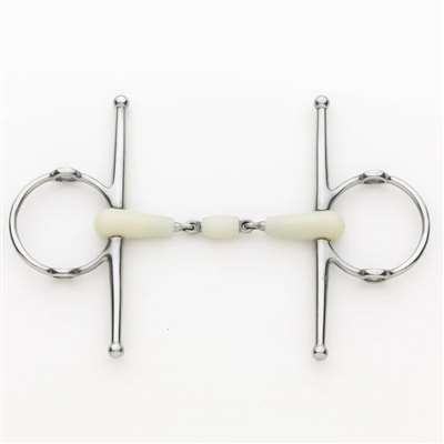 Happy Mouth&reg; Full Cheek Gag Double Jointed Mouth Bit