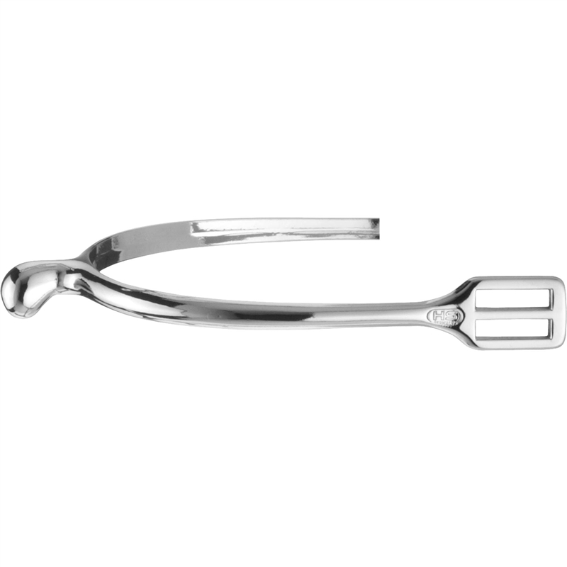 Herm Sprenger Spurs for children - Neverrust chrome plated, 15 mm ball-shaped