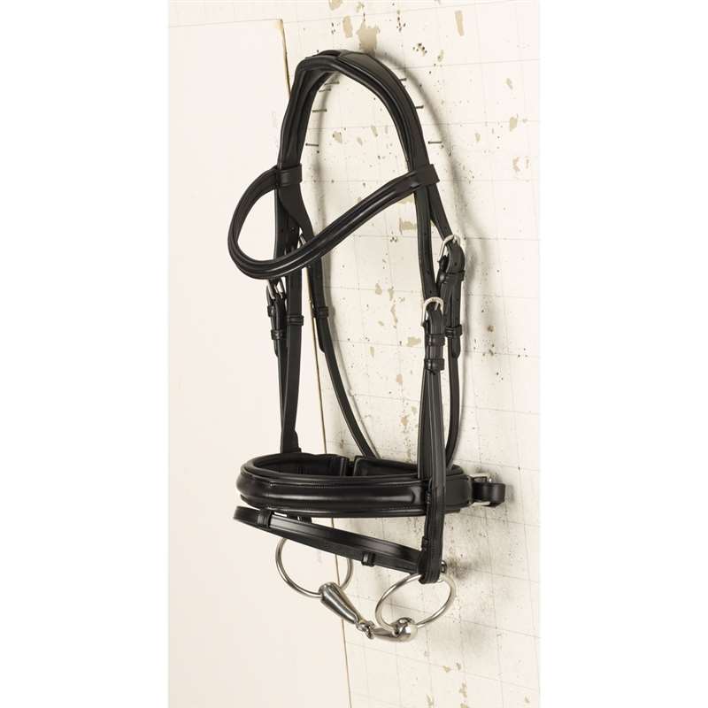 Dortmund Anatomic Dressage Bridle - Cob, Horse, Oversize