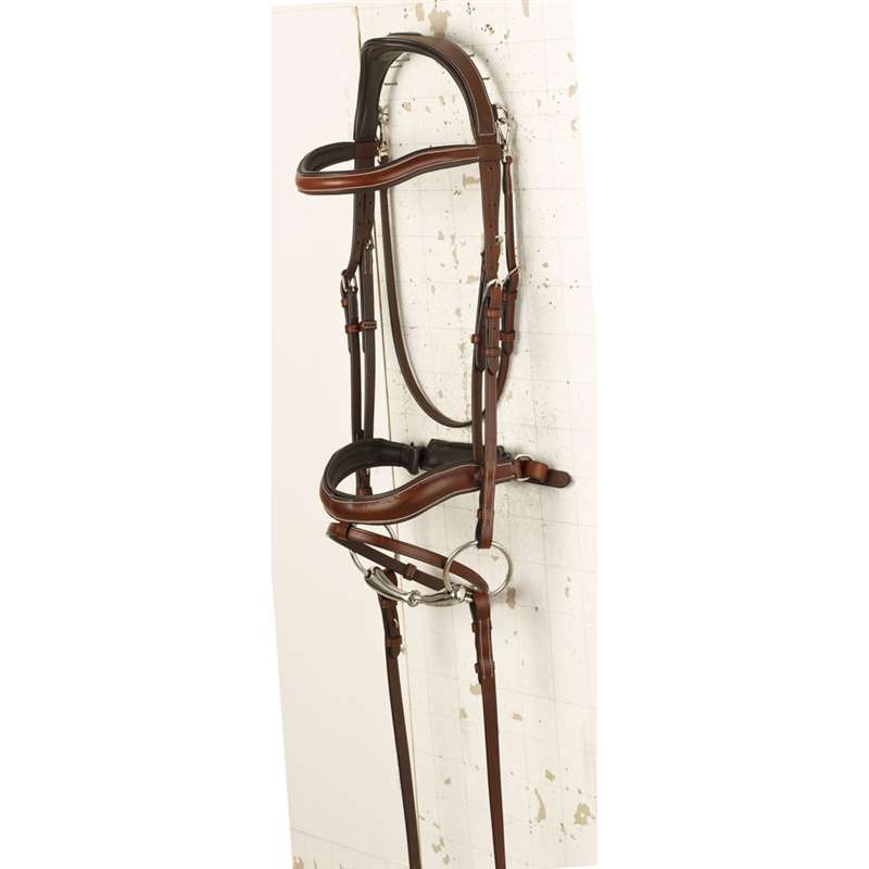 Cambridge Anatomic Brown Leather Bridle - Cob, Horse, Oversize