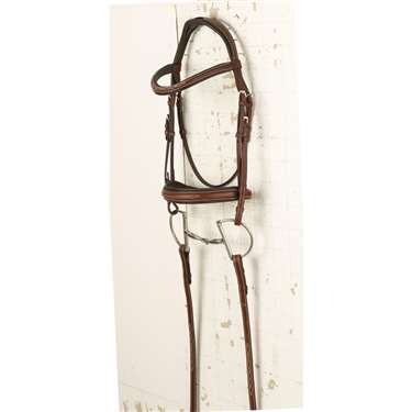 Carlisle Anatomic Fancy Stitched Hunter Bridle - Cob, Horse, Oversize