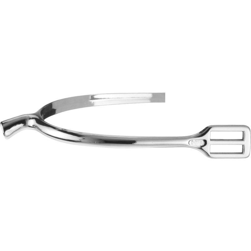 Pony spurs Herm Sprenger  - Neverrust chrome plated, 15 mm flat